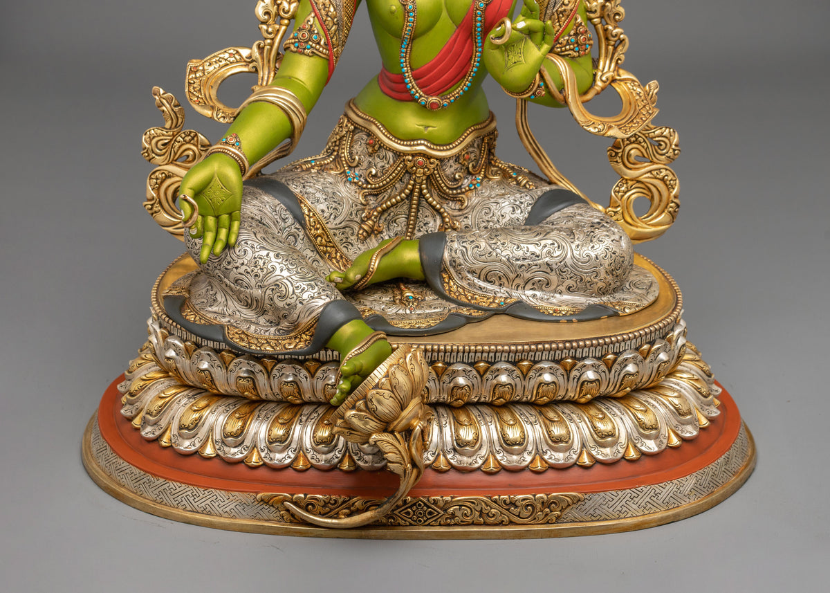 Green Tara Statue | The Noble Mother of Swift Liberation