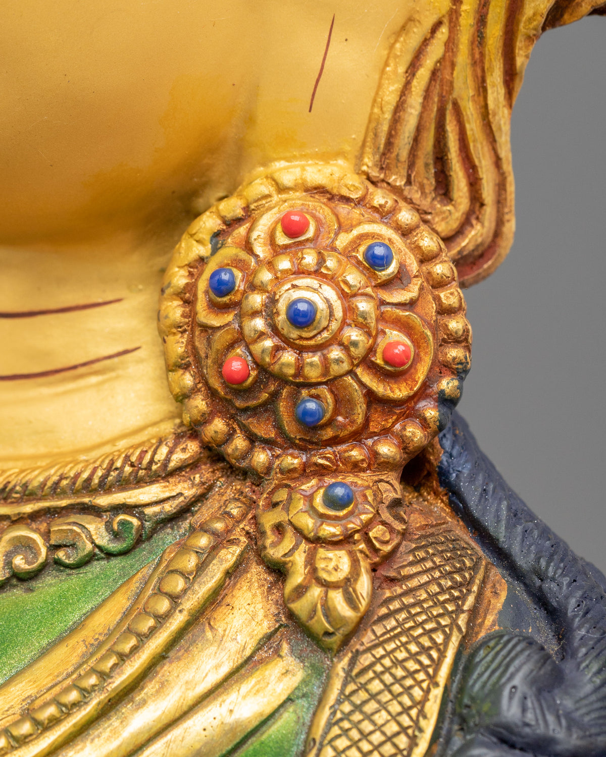 Goddess Green Tara 24K Gold Coated Sculpture