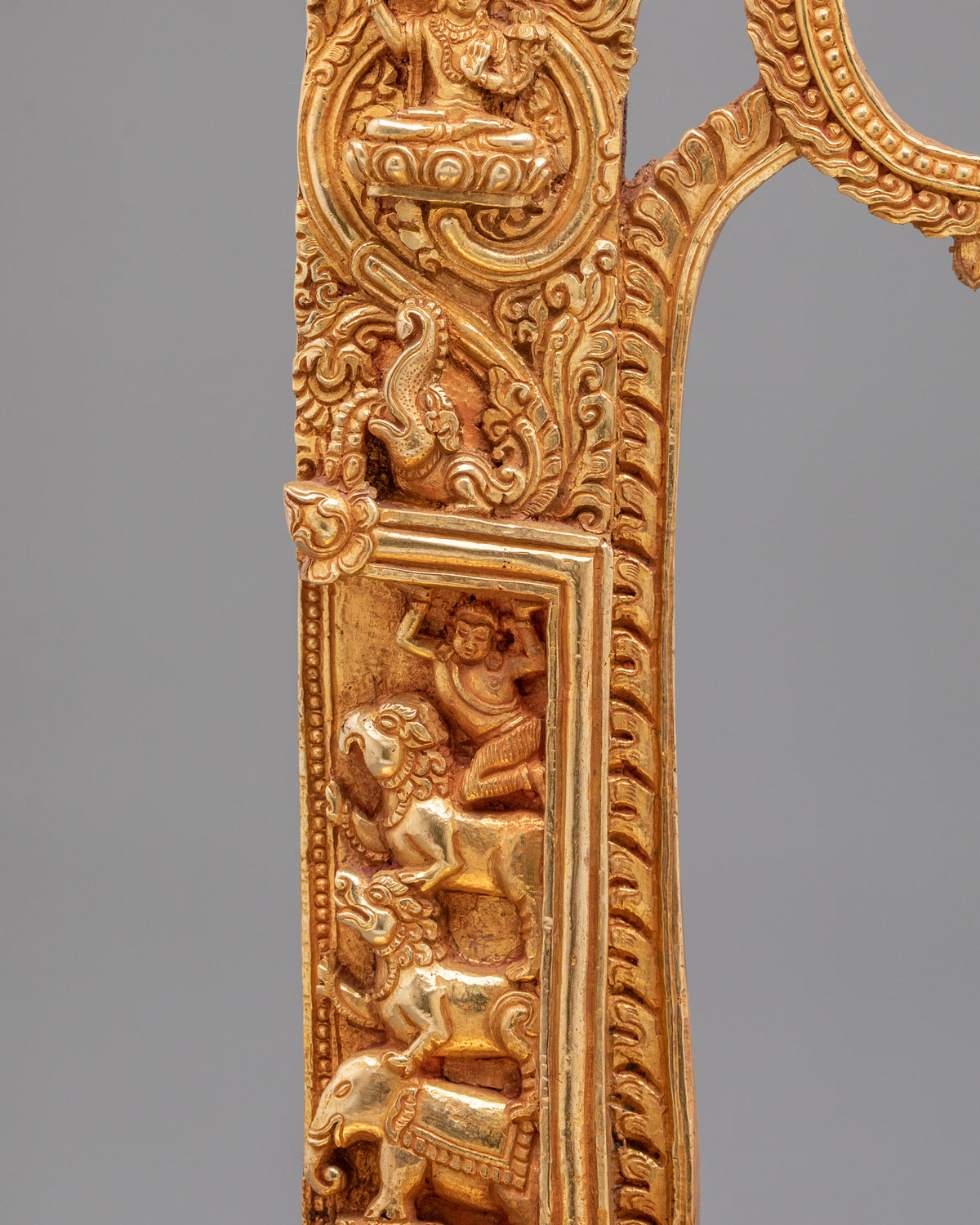 Dipankara Buddha Golden Sculpture | Sacred Meditation Statue
