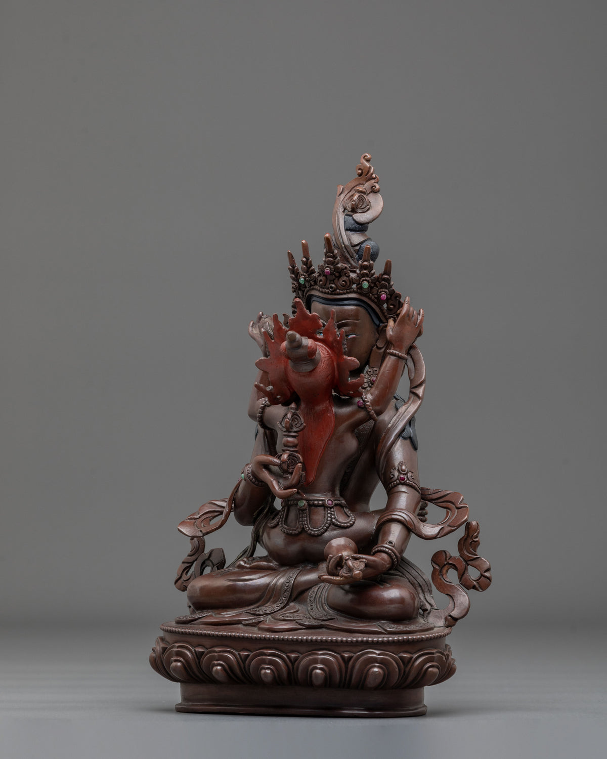Vajrasattva With Vajragarvi Purification Statue | Altar Decoration