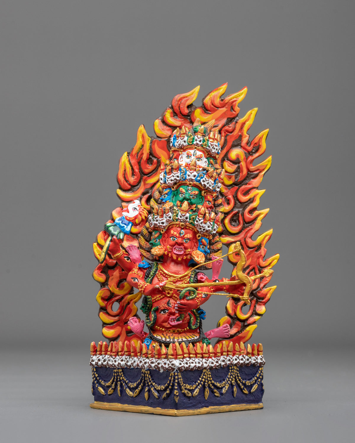 Three Nyingma Dharmapalas Statue Collection | Altar Decoration