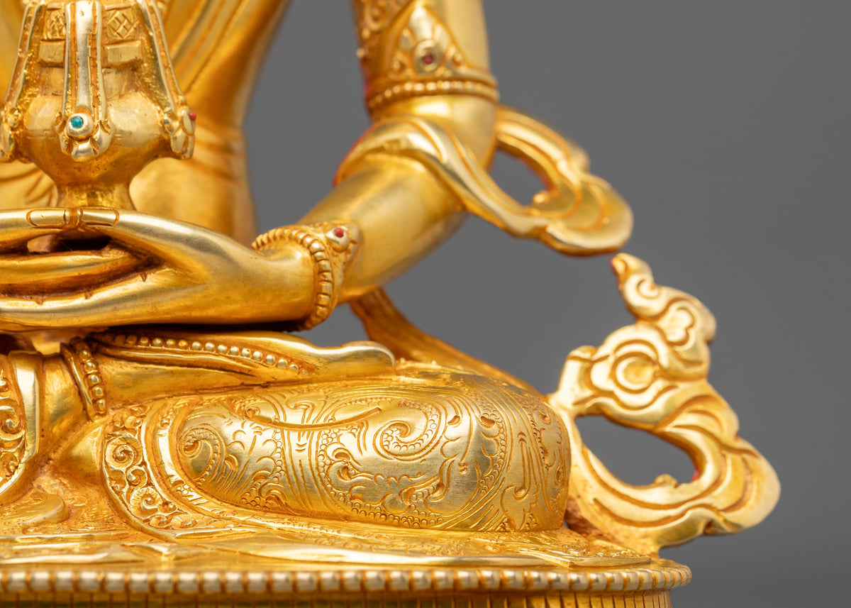Hand Carved Amitayus Sacred Sculpture