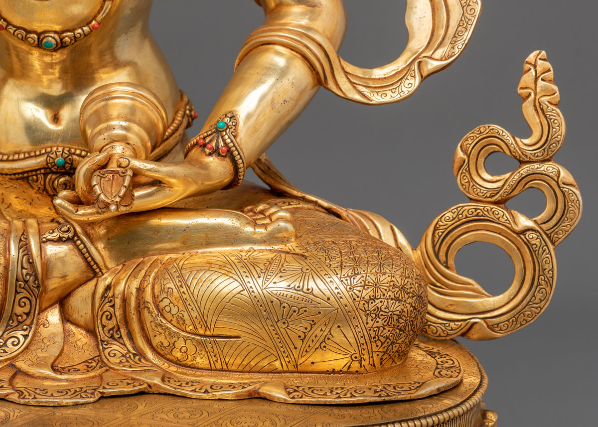 Hand Carved Vajrasattva Spiritual Purification Statue