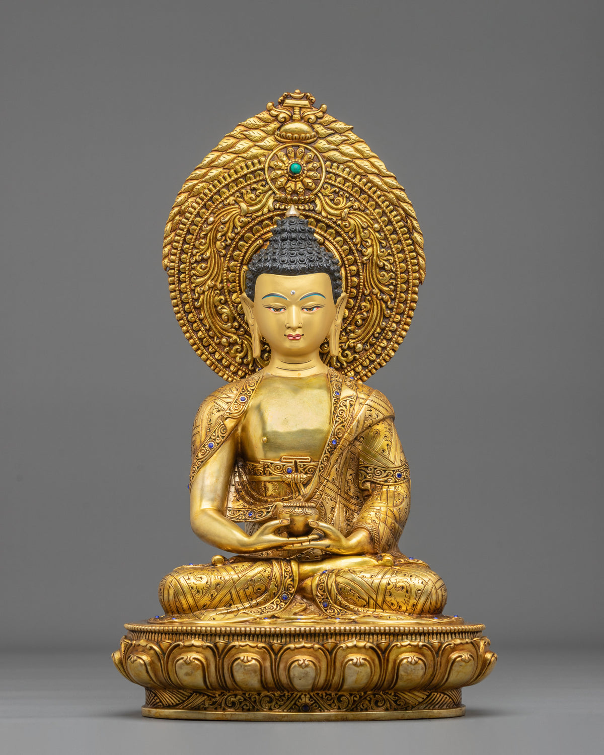 Amitabha Buddha Sacred Handmade Statue | Buddha of Infinite Light and Pure Land