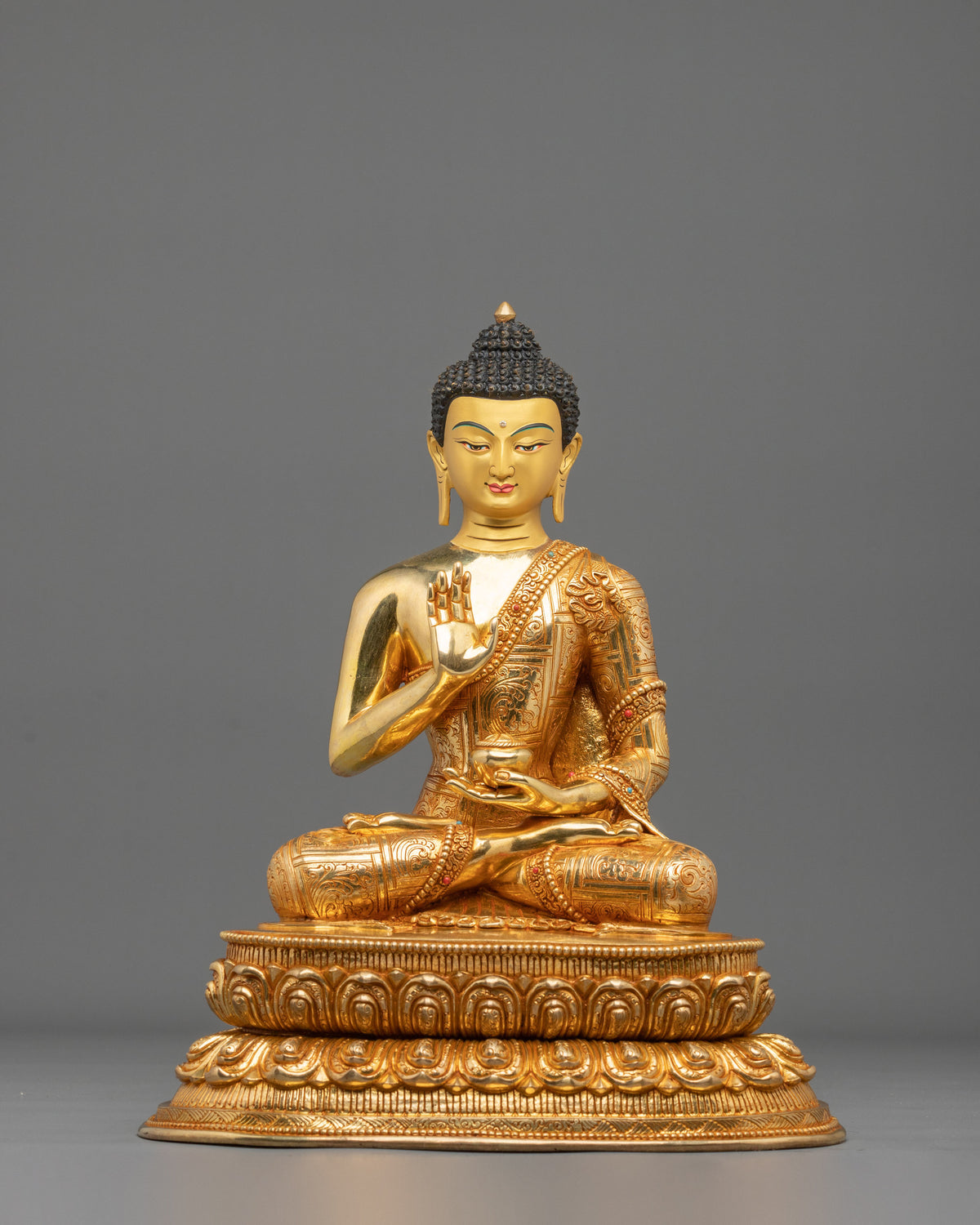 Amoghasiddhi Buddha Statue | The Figurine of Victorious Accomplishment