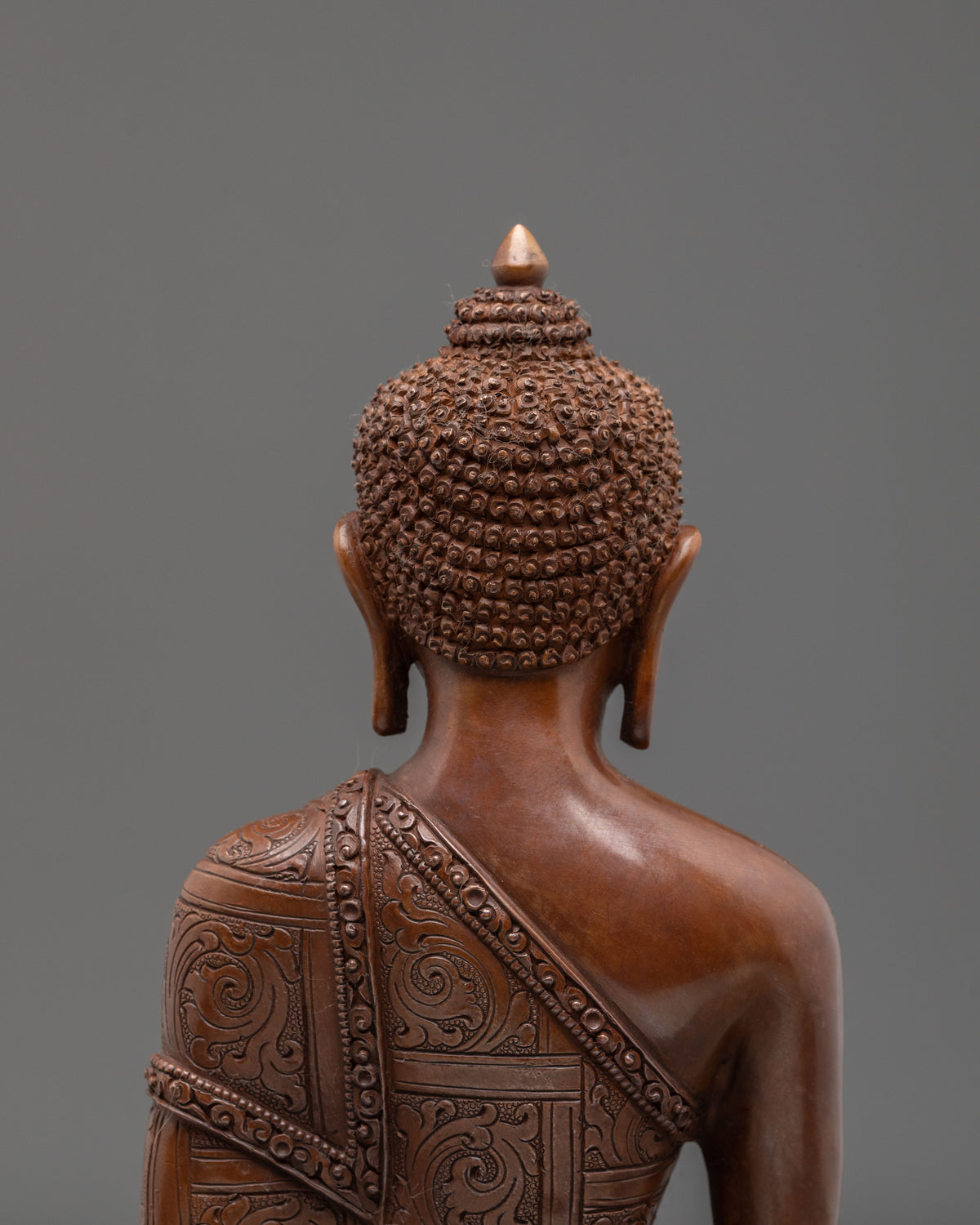 Shakyamuni Buddha Statue | Oxidized Copper Figurine