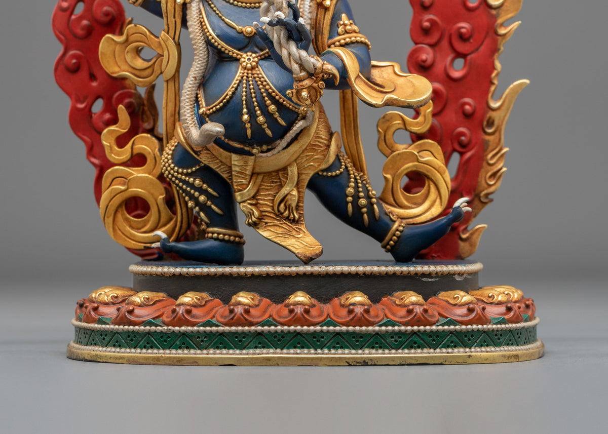 Handcrafted Vajrapani Copper Statue | Protector of Dharma