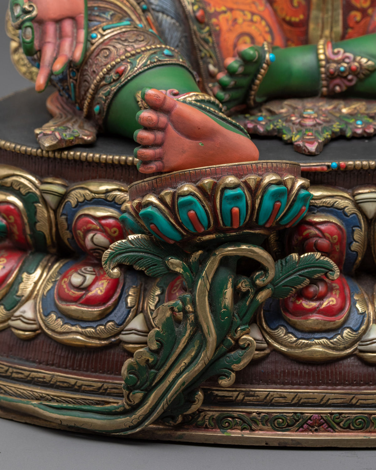 Green Tara Statue | Essence of Swift Compassion