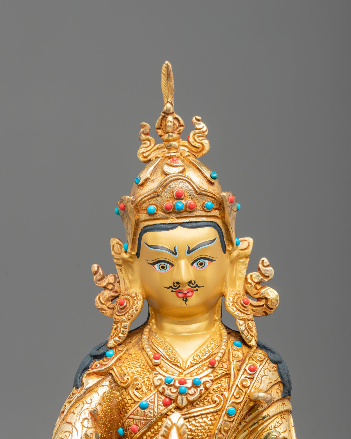 Handmade Guru Rinpoche Himalayan Sculpture