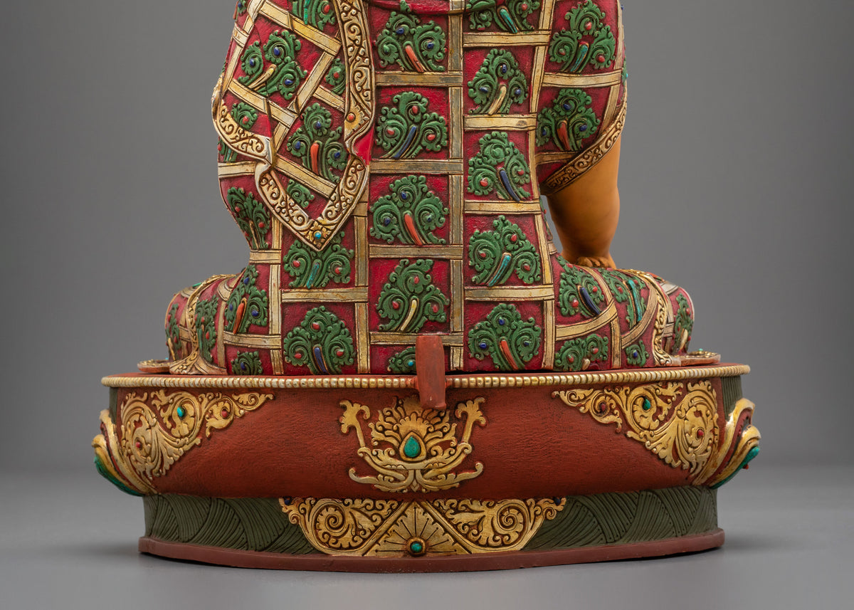 Serene Siddhartha Gautama Copper Sculpture