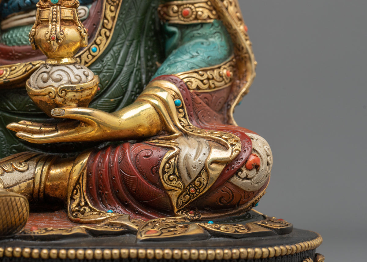 Guru Rinpoche Statue | Handcrafted Copper Figurine