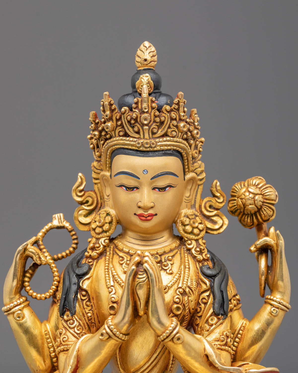 Chenrezig Buddhist Altar Statue | Bodhisattva of Great Compassion and Mercy