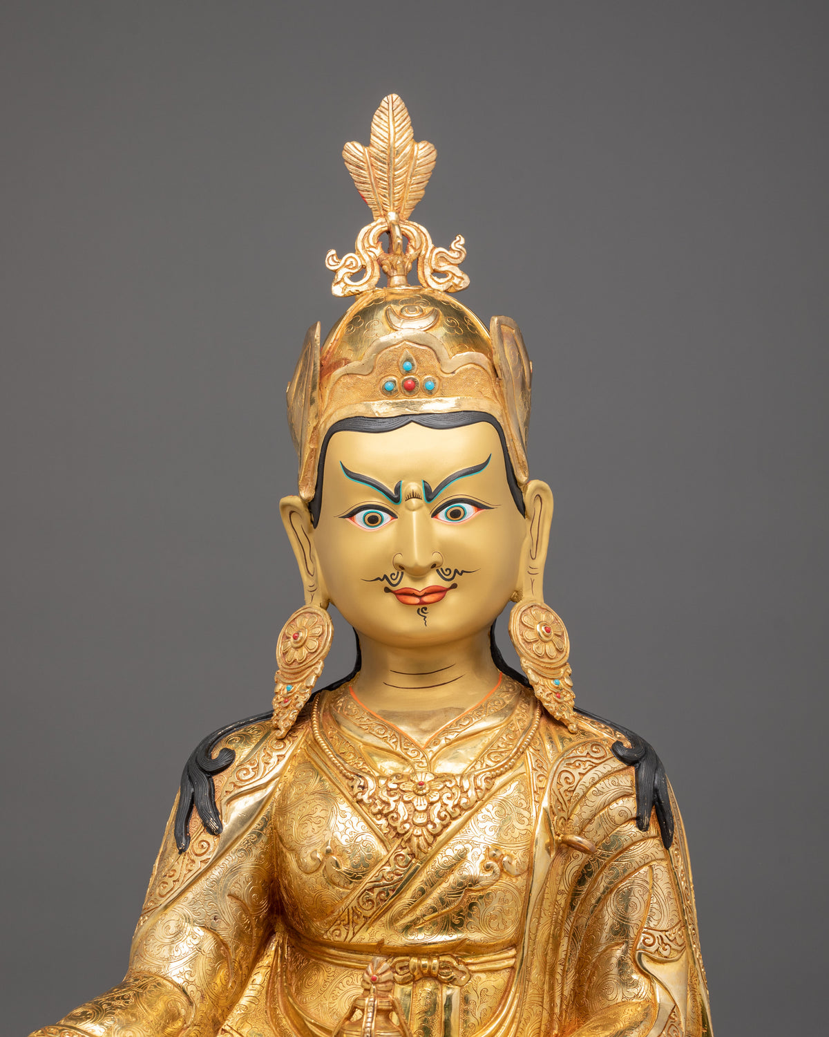 Guru Rinpoche Spiritual Statue | Lotus Born Master of Vajrayana Buddhism