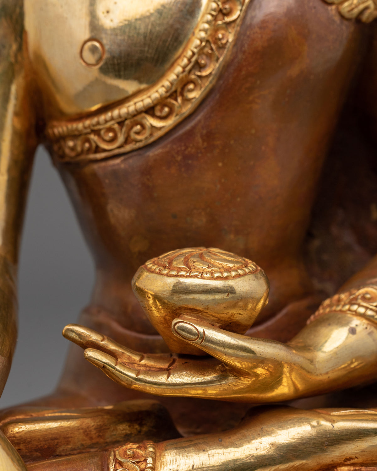 Shakyamuni Buddha Statue | Handcrafted Copper Sculpture