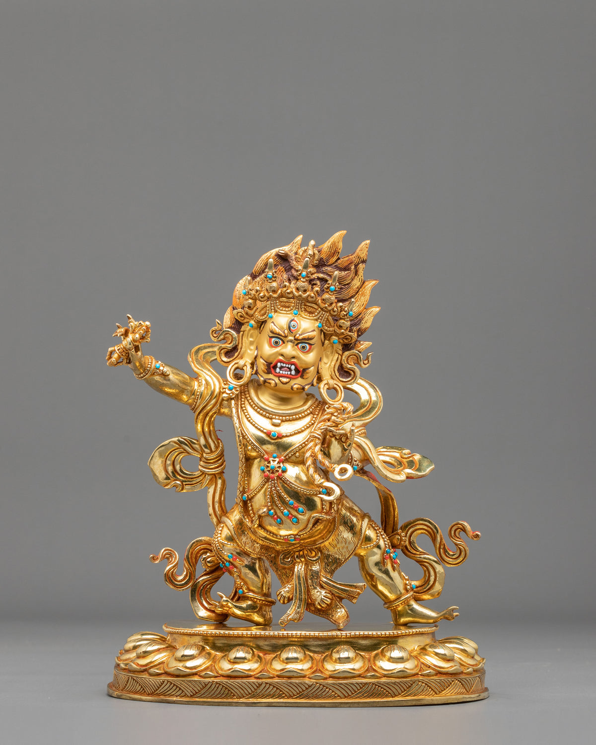 Vajrapani Thunderbolt Guardian Statue | Protector of the Dharma