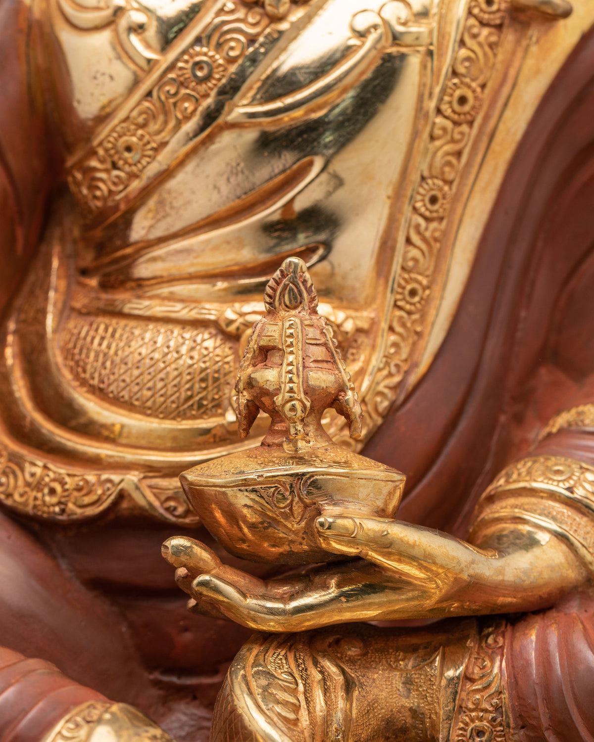 Guru Rinpoche Copper Statue | Master of Vajrayana Lineage