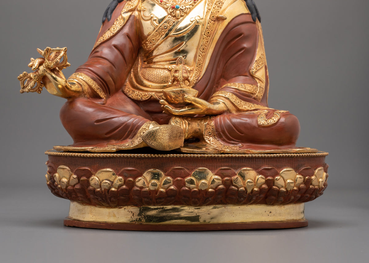 Guru Rinpoche Copper Statue | Master of Vajrayana Lineage