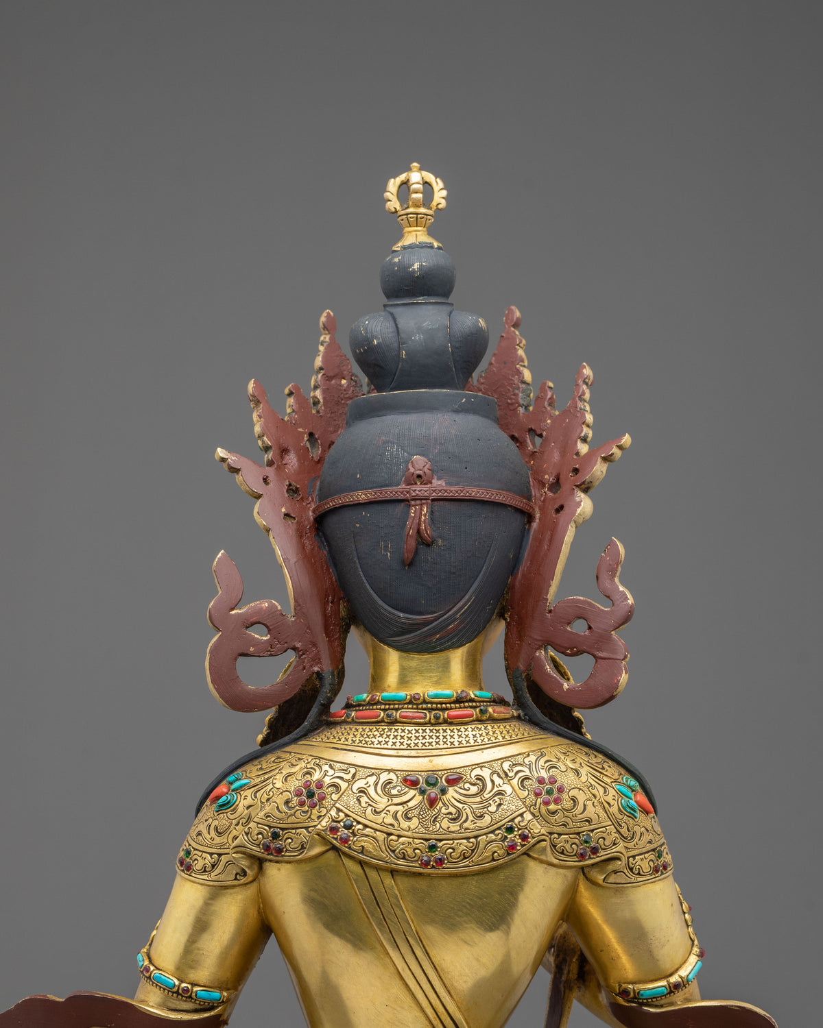 Vajrasattva Sculpture for Altar | Diamond Mind Buddha of Purification