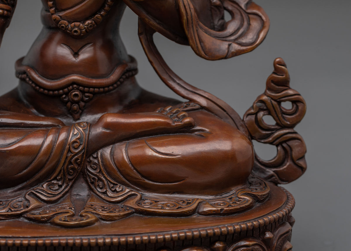 White Tara Sculpture | Goddess of Longevity