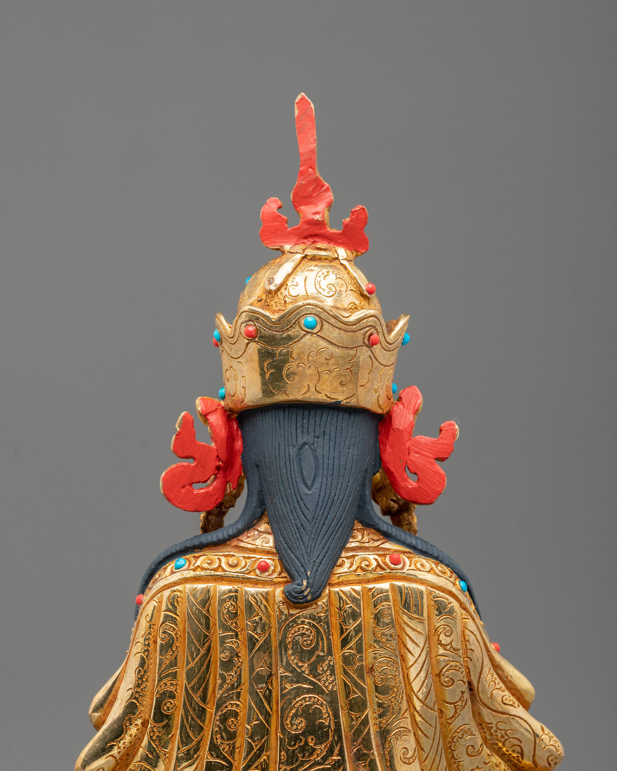 Guru Tsokye Dorje Copper Sculpture | 24K Gold Gilded