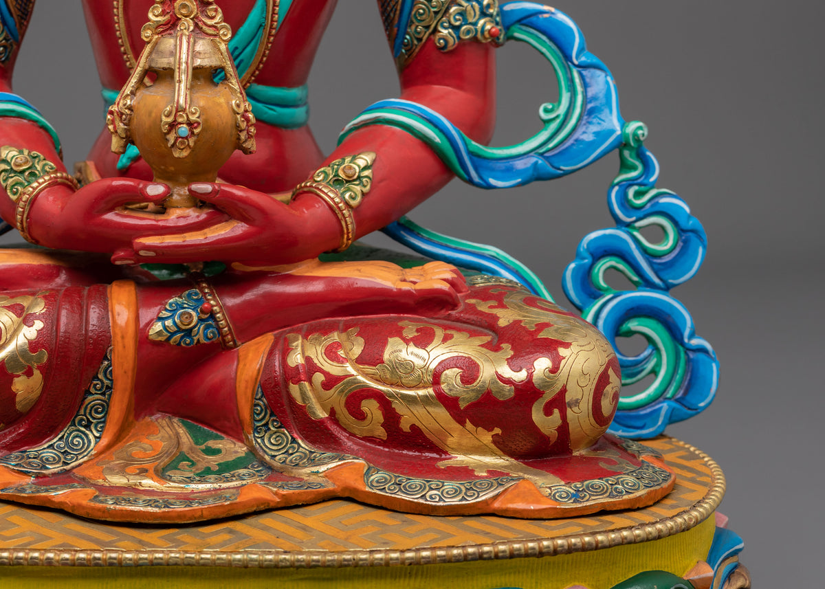 Amitayus Figurine Buddha of Infinite Life | Altar Decor