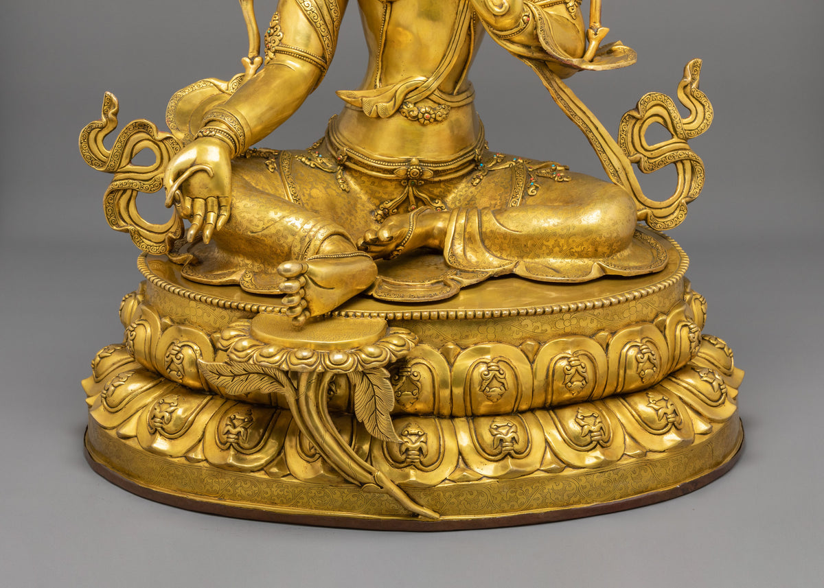 Mother of Liberation Green Tara Artwork:  Buddhist Sacred Decor