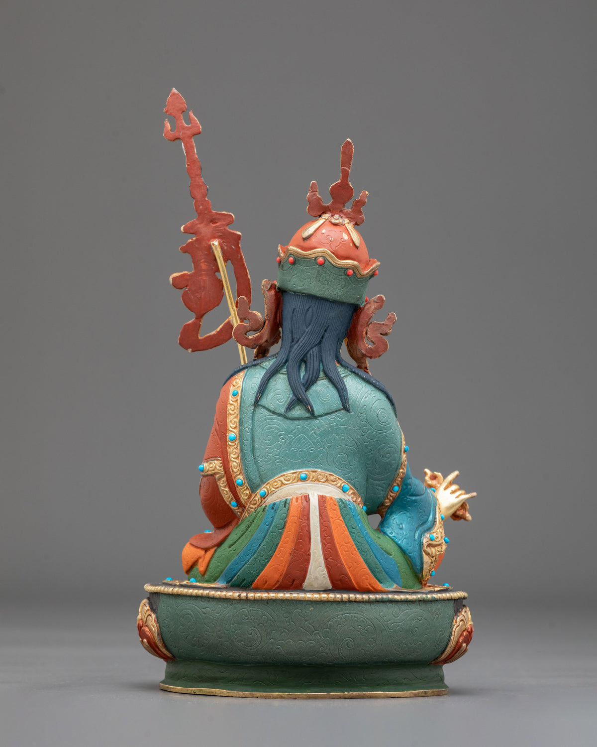 Guru Rinpochhe Tibetan Sculpture | Handmade Himalayan Buddhist Shrine