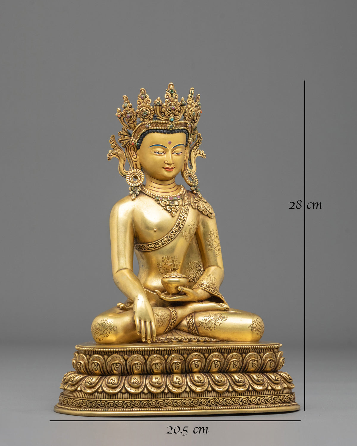 Three Buddhas Harmony of Wisdom Statue Set | Sacred Buddhist Art
