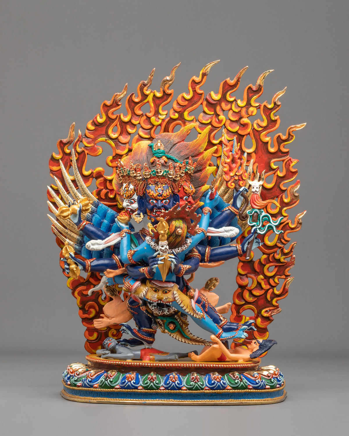 Vajrakilaya Copper Figurine |  Deity of Purification and Protection