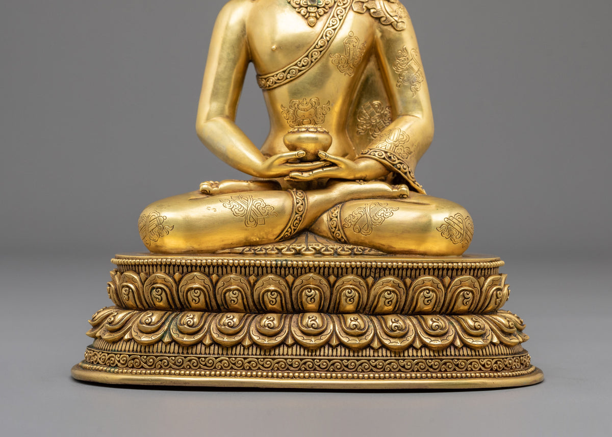 Three Buddhas Harmony of Wisdom Statue Set | Sacred Buddhist Art