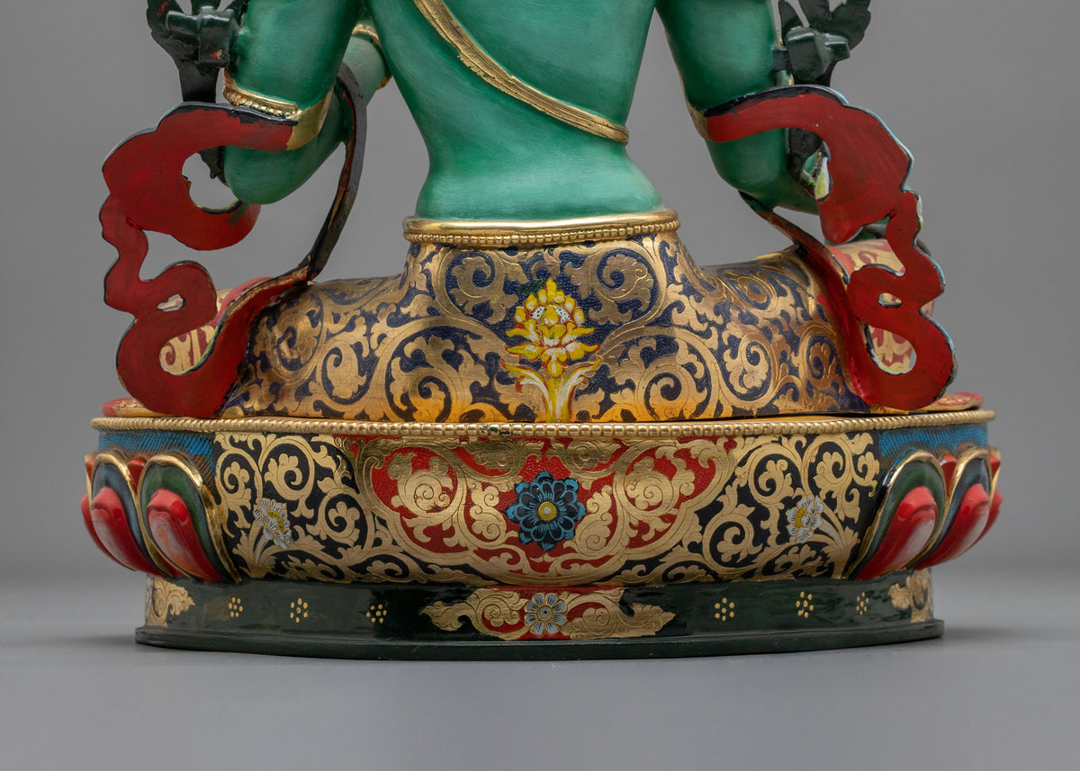 Green Tara Statue | Handcrafted in Nepal