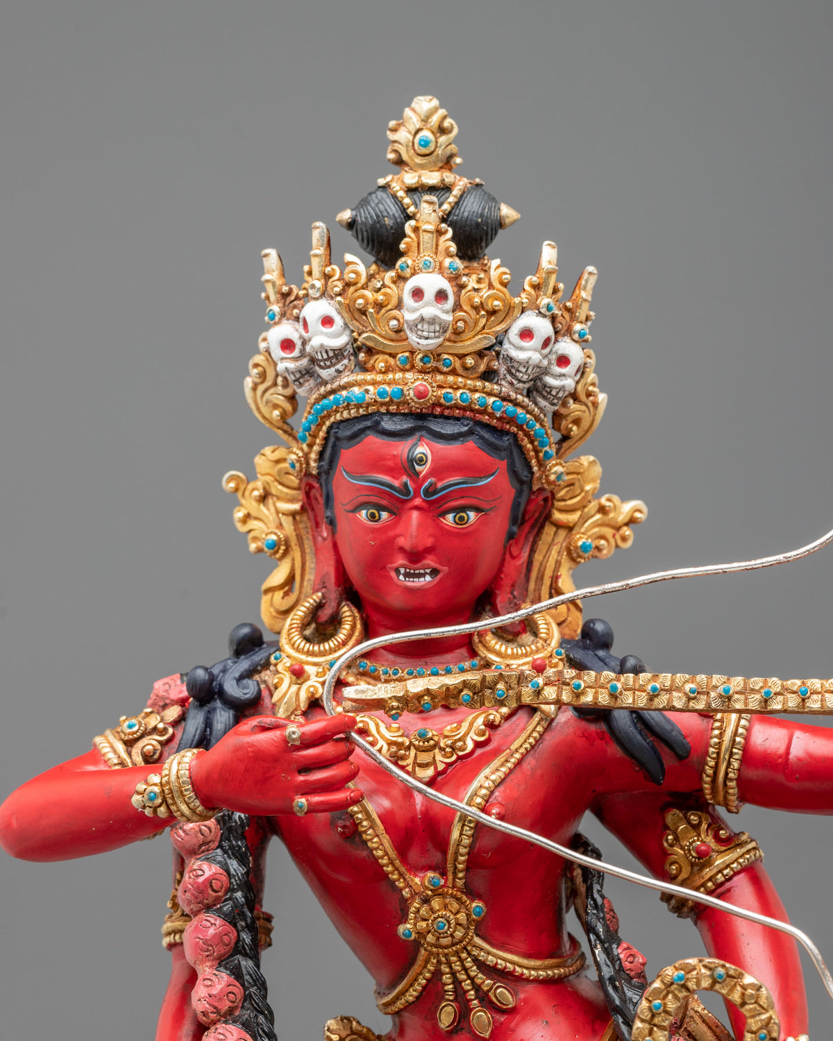 Kurukulla Statue | Gemstone Adorned Figurine