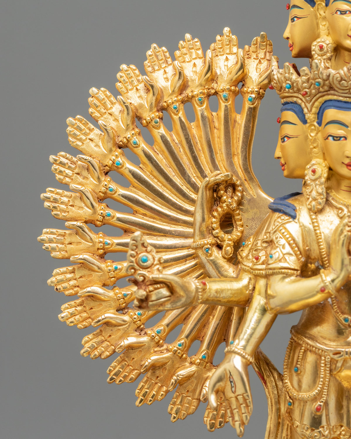 1000 Armed Avalokiteshvara Buddhist Statue | Bodhisattva of Boundless Compassion