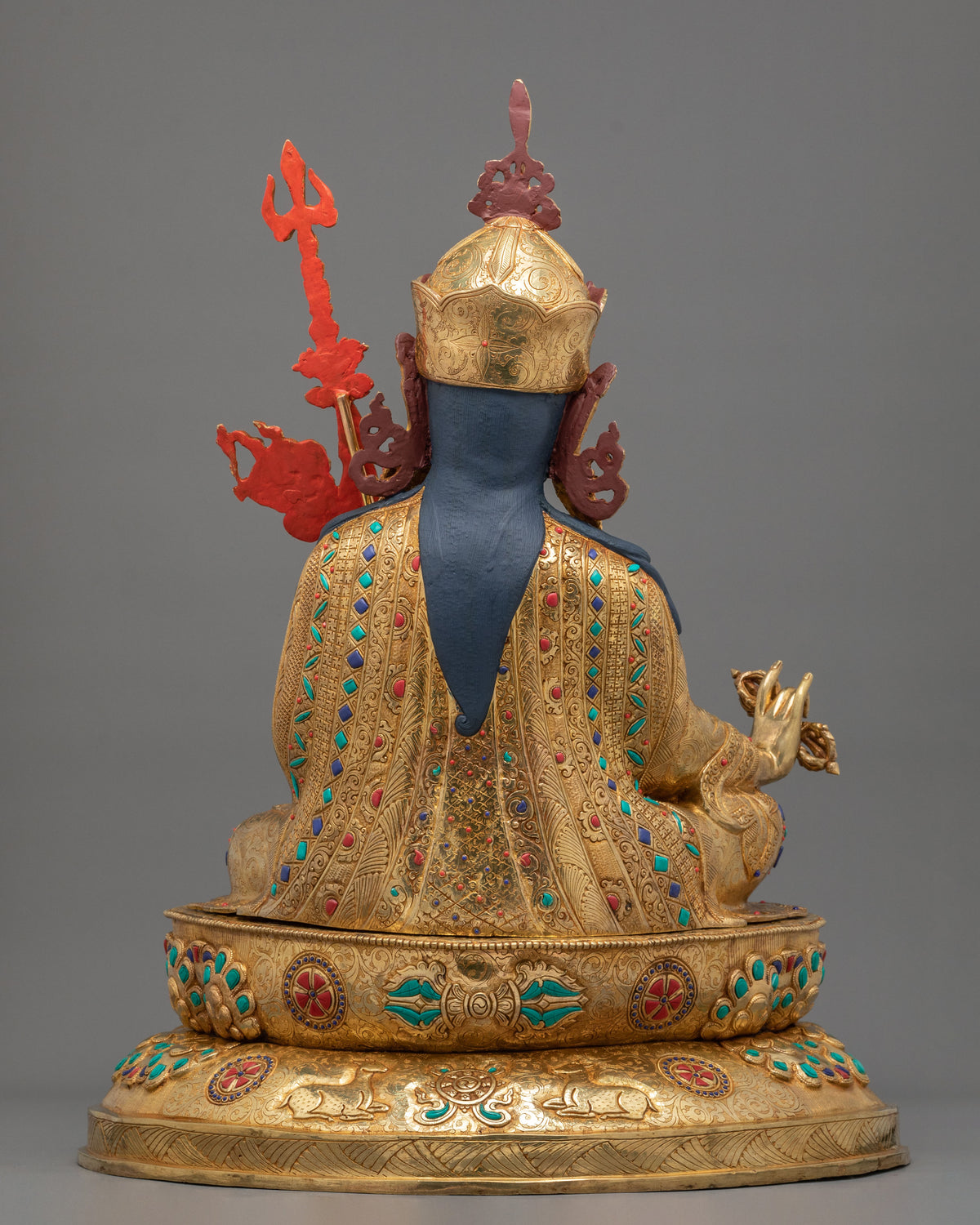 Guru Rinpoche Traditional Handcrafted Statue