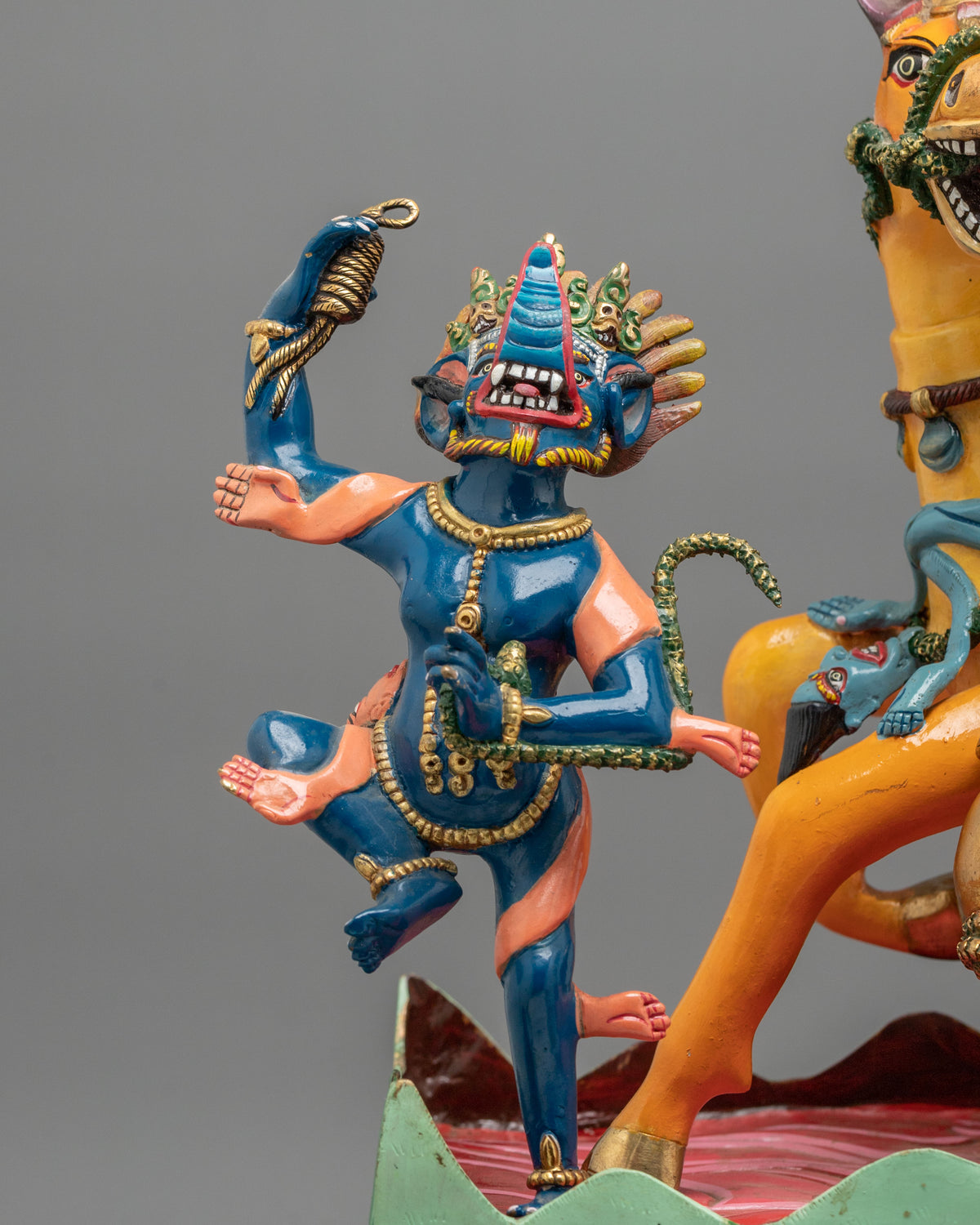 Palden Lhamo Sculpture of Protection | Wrathful Deity Statue