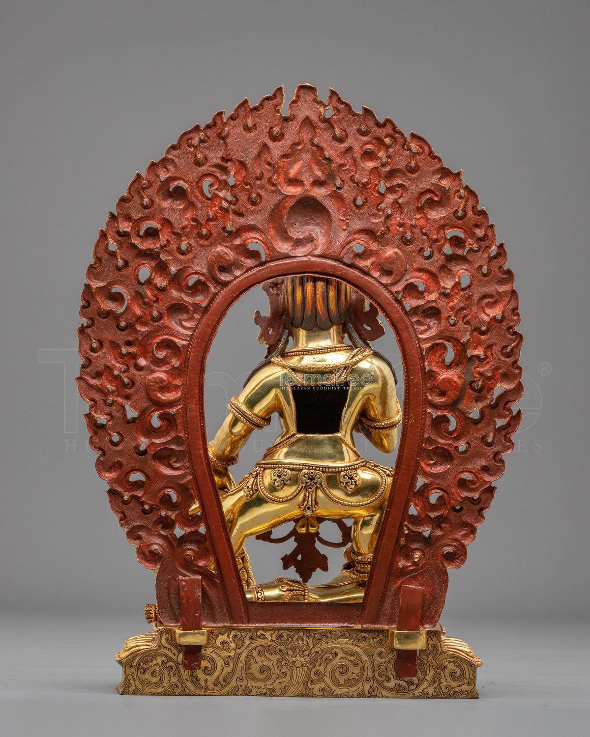 Black Jambhala Statue | Fierce Guardian of Sacred Wealth