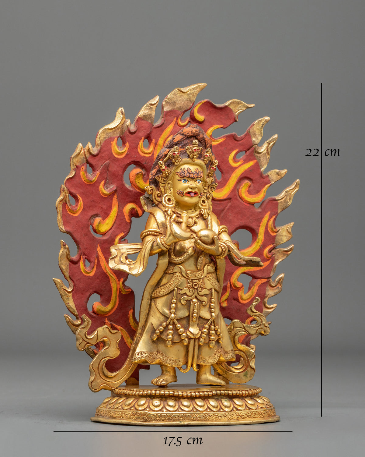 Wrathful Protector Mahakala Statue | Guardian Figurine