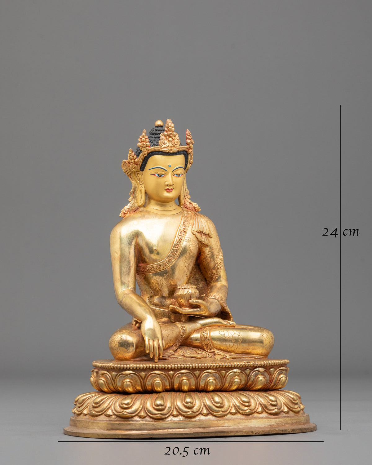 Crown Shakyamuni Buddha Statue | Form of Enlightenment