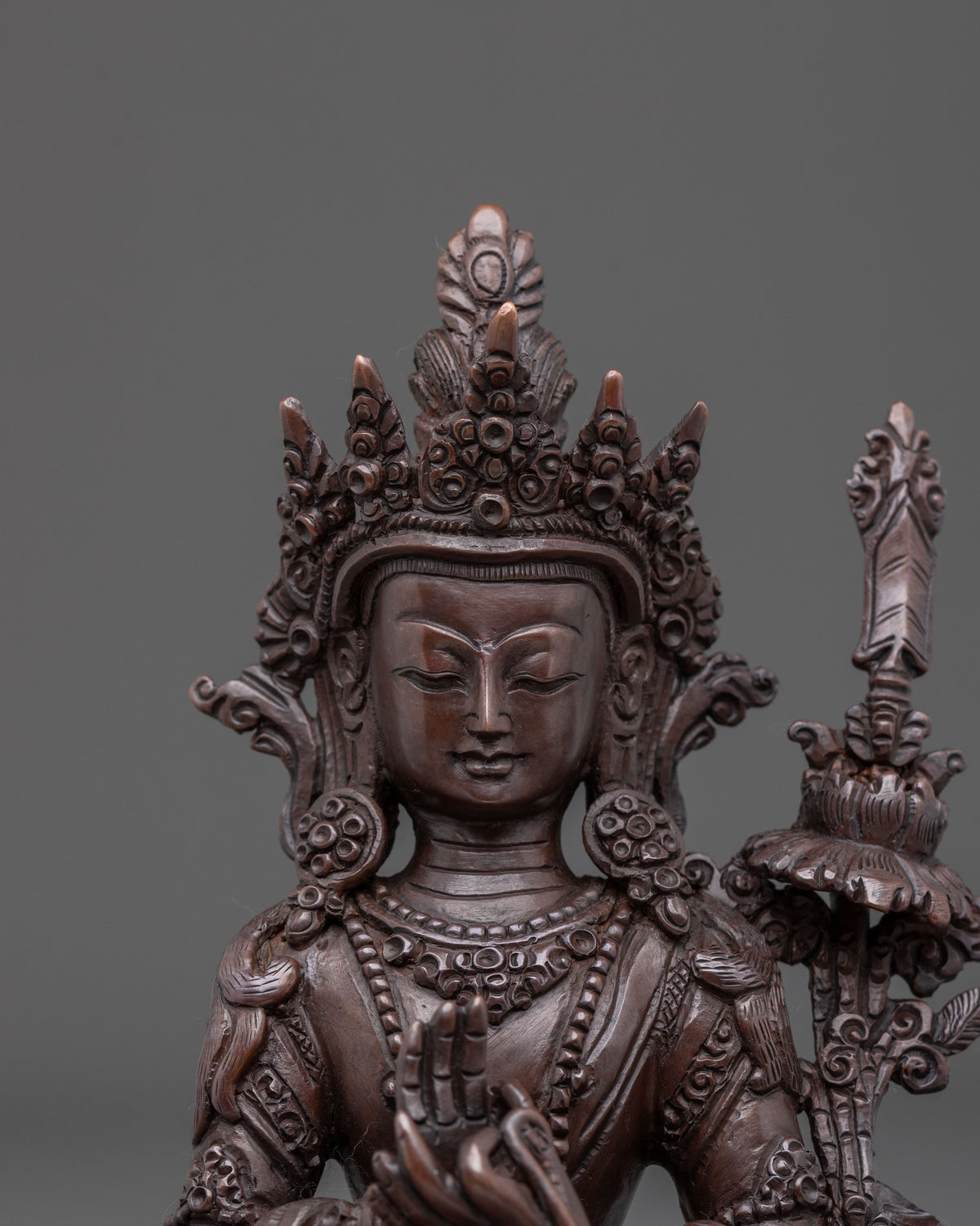 Sacred Manjushri Sculpture | Tibetan Buddhist Bodhisattva of Wisdom