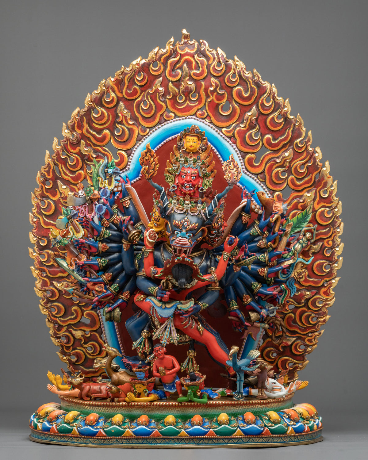 Protector Yamantaka Statue | Handcrafted in Nepal