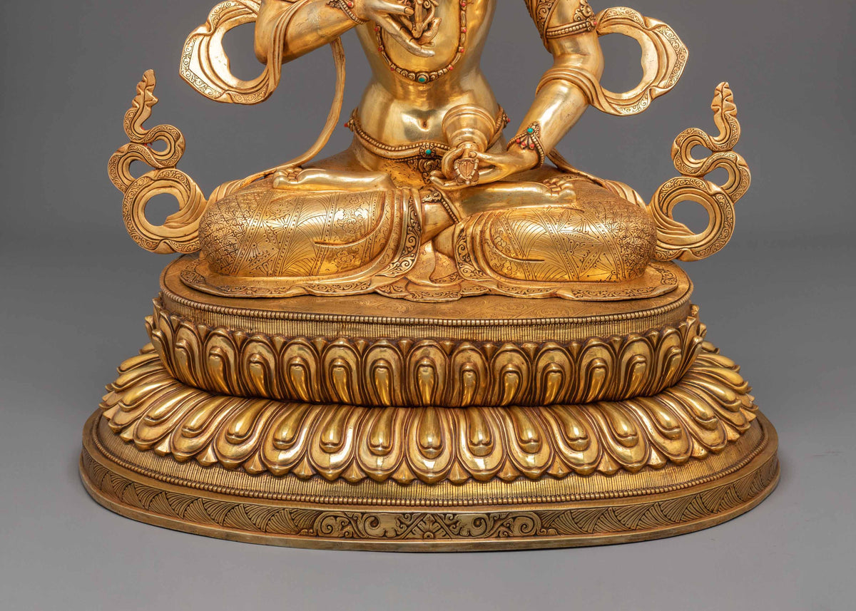 Hand Carved Vajrasattva Spiritual Purification Statue