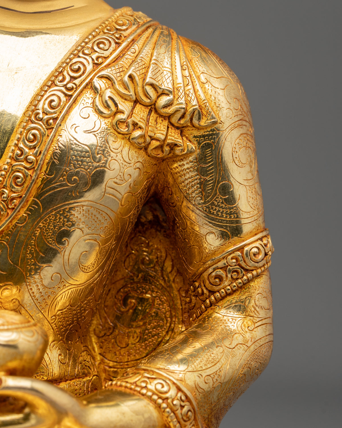 Shakyamuni Buddha Hand Crafted Copper Statue