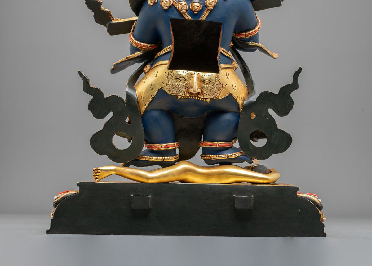 Shakya Mahakala Fierce Dharma Statue | Protector of the Sakya Buddhist Tradition