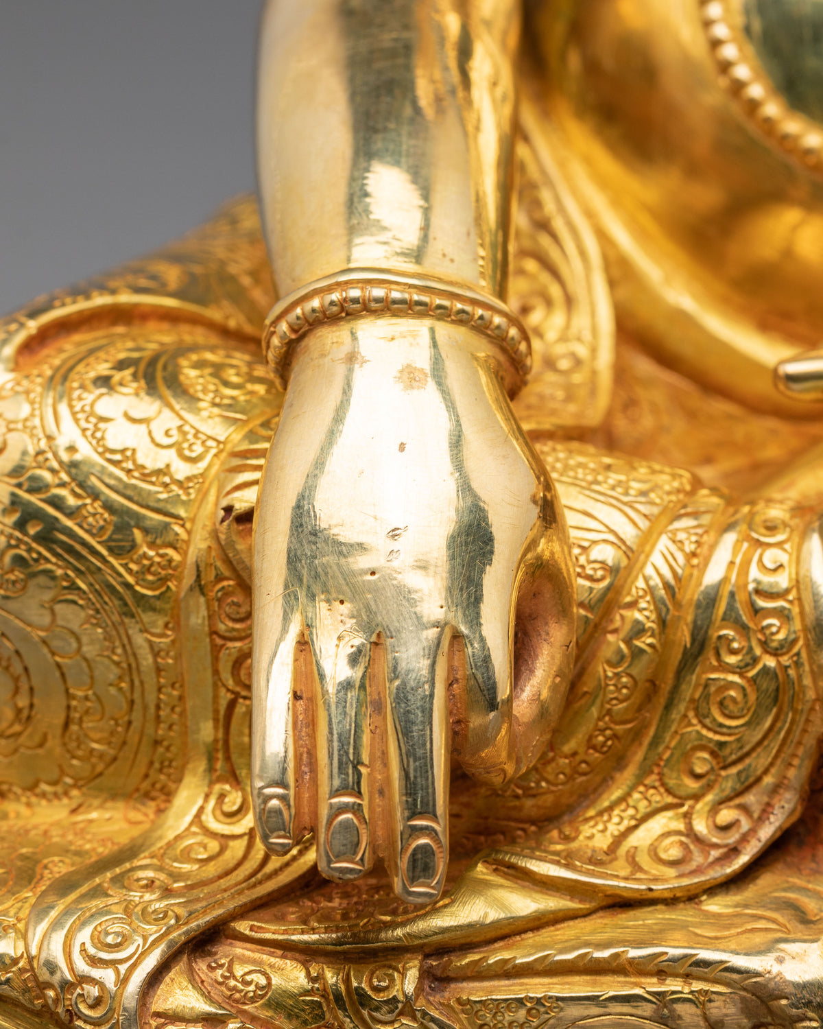 Thangtong Gyalpo 24K Gold Gilded Statue | Buddhist Master Sculpture