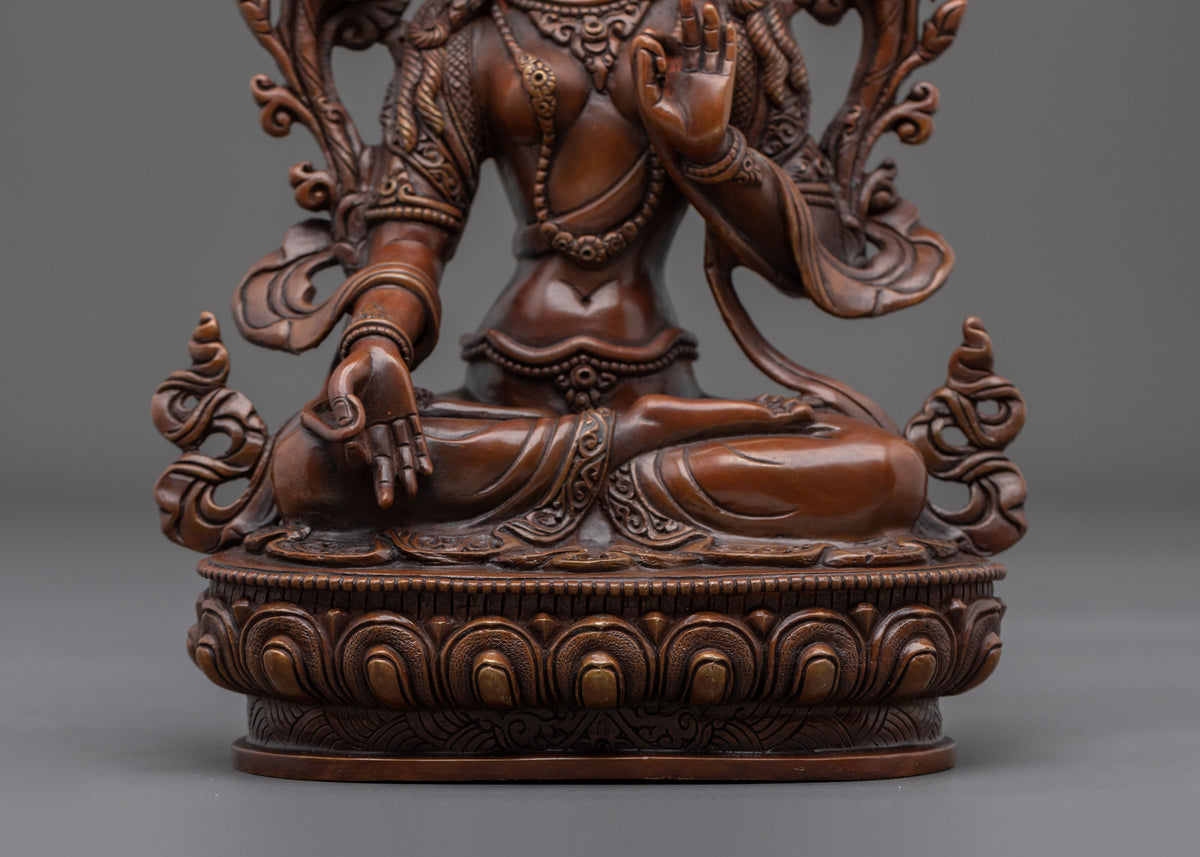 White Tara Sculpture | Goddess of Longevity