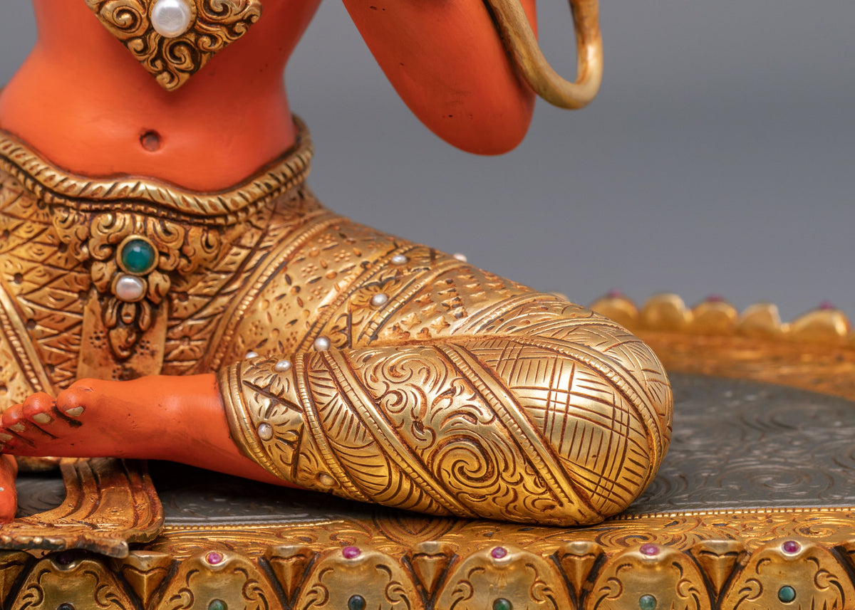 Simhanada Manjushri Bodhisattva Statue