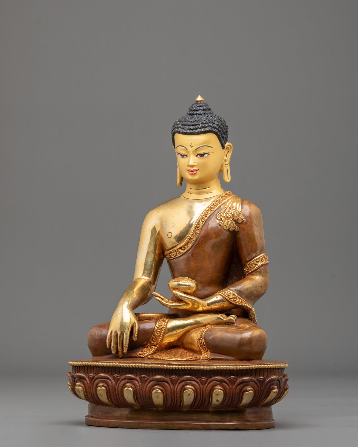 Shakyamuni Buddha Statue | Handcrafted Copper Sculpture