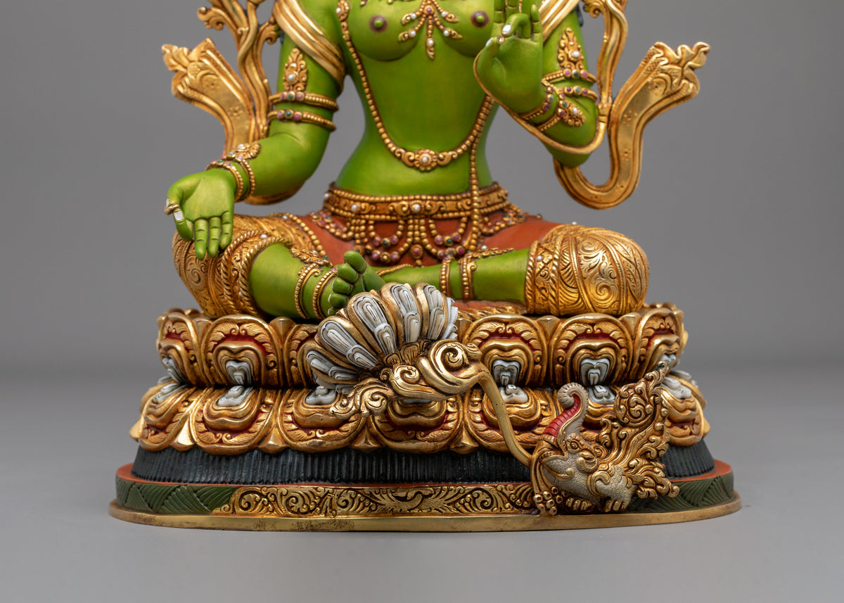 Green Tara Statue | Fearless Compassion and Grace