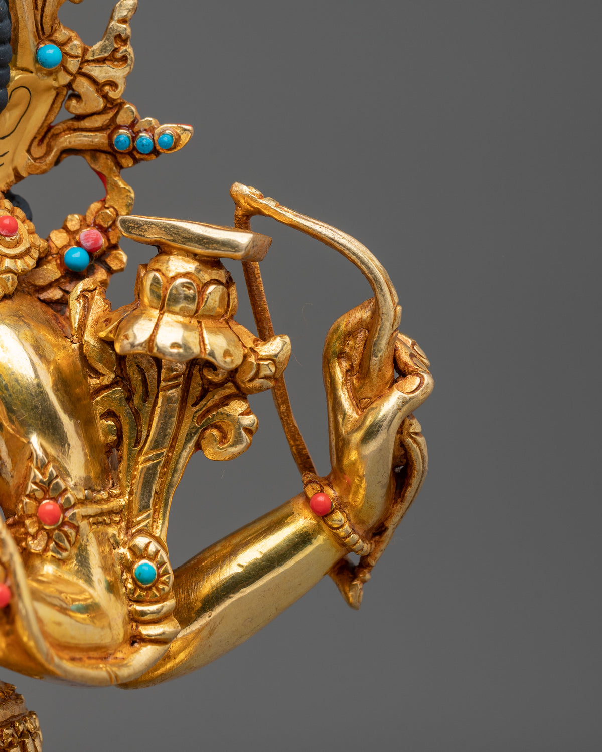 Radiant Maha Manjushri Mahayana Buddhist Figurine
