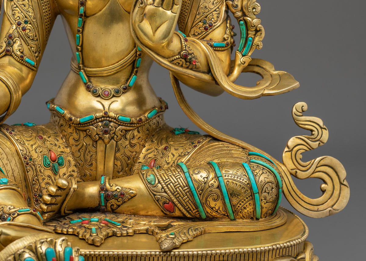 Green Tara Sacred Mother Sculpture | Compassionate Guide to Liberation